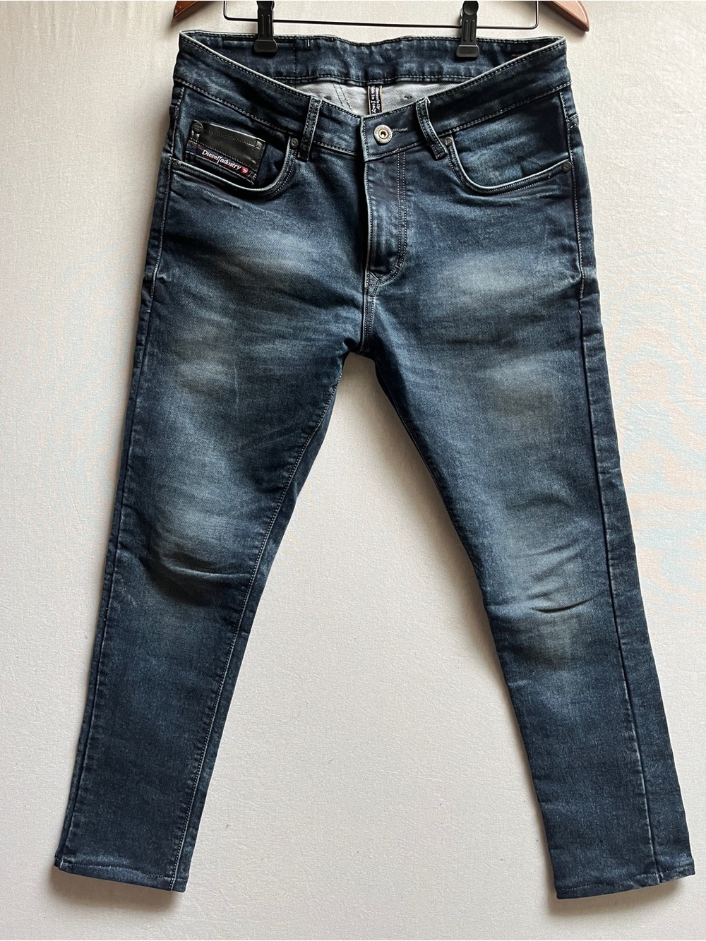 Diesel industry Men's Dark Blue Washed Slim Jeans Sz 32
